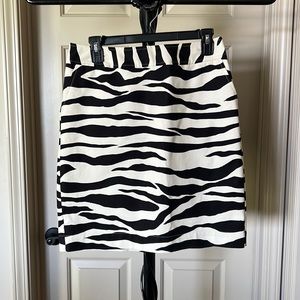 Animal print skirt
